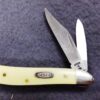 1989 Case 3220 SS Stainless Yellow Handle Peanut Mini Jack Pocket Knife Mint