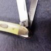 1989 Case 3220 SS Stainless Yellow Handle Peanut Mini Jack Pocket Knife Mint - Image 3