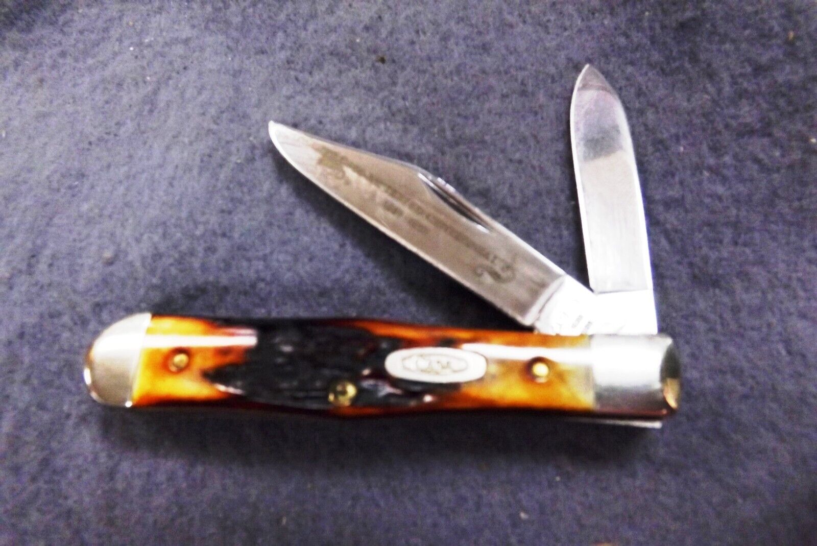 1989 Case Stag Coke Bottle Jack Pocket Knife 5225 1/2 Centennial Stainless Mint