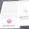 1990 Ruger Factory Instruction Manual for No. 1 Single Shot Rifle w Safety Book - Image 9