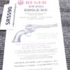 1990 Ruger Instruction Manual for New Model Single Six, & Convertible Excellent