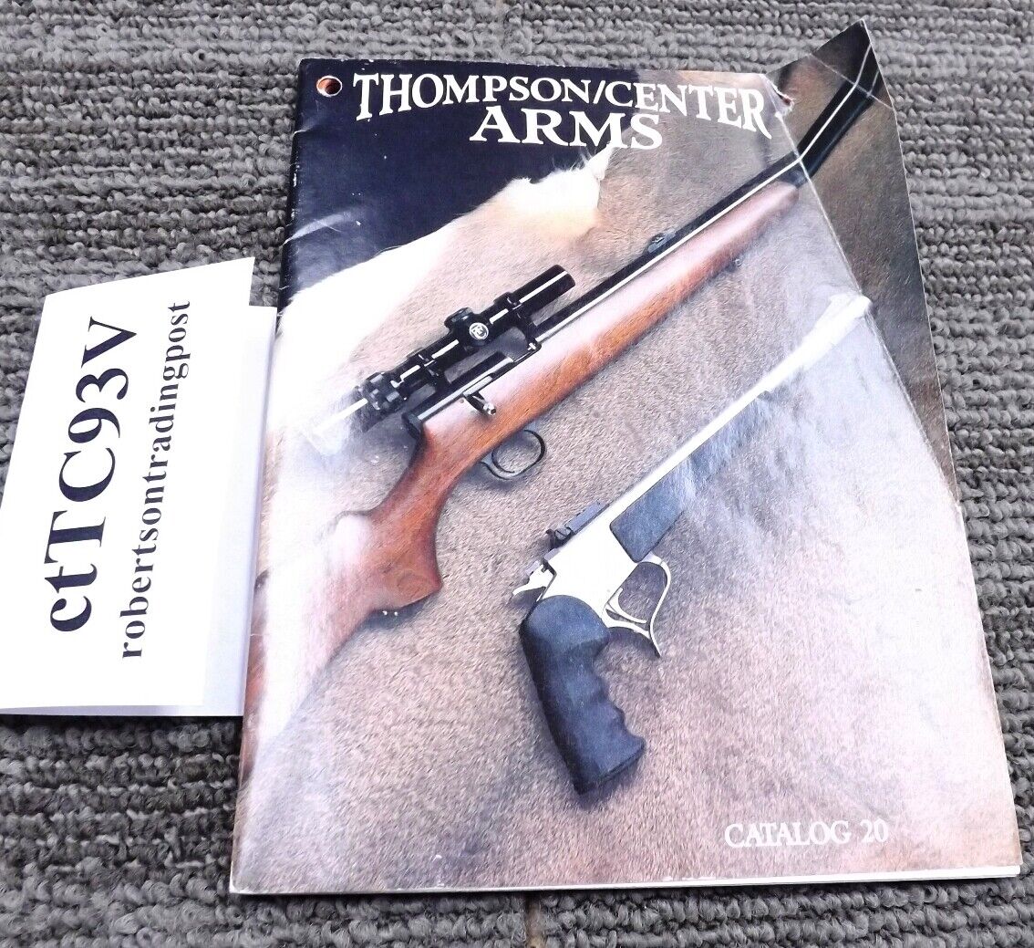 1993 Thompson Center Arms Catalog #20 Very Good Gun Box Stuffer 51 Pages