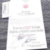 2003 Ruger Instruction Manual for M77 Mark II Bolt Action Registration