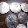Collection of 14 US Silver Eagles 1997-2013 1 oz .999 BU Toned Free Ship - Image 3