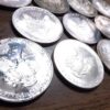 Collection of 14 US Silver Eagles 1997-2013 1 oz .999 BU Toned Free Ship - Image 9