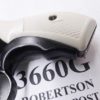 S&W J Round Imitation Gray IvoryRevolver Grips for Smith & Wesson models 36 60 642 Checkered Magna Small Type with Screw - Image 7