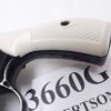 S&W J Round Imitation Gray IvoryRevolver Grips for Smith & Wesson models 36 60 642 Checkered Magna Small Type with Screw - Image 8