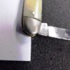 H. Boker Solingen 1930s Equal End 2 Blade Pen Pocket Knife Imitation Pearl Exc - Image 3