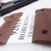 Herretts Checkered Walnut grips fit Beretta 92S Old Model Euro Mag Release 92S1W - Image 5
