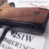 Herretts Checkered Walnut grips fit Beretta 92S Old Model Euro Mag Release 92S1W - Image 8