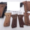 Herretts Checkered Walnut grips fit Beretta 92S Old Model Euro Mag Release 92S1W - Image 10