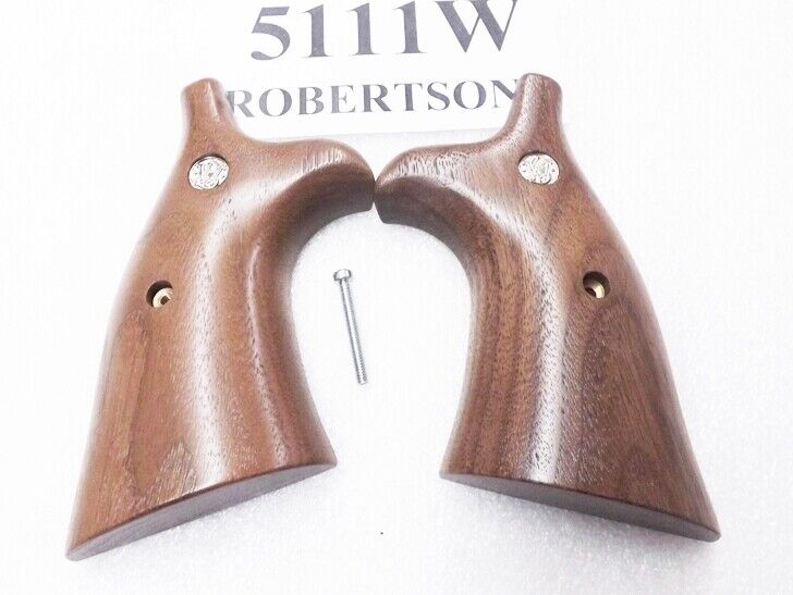 Herretts Walnut Target grips fit Smith & Wesson K L Square Butt S&W 5111W