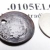 Holed Large Cent and Elongated Buffalo Nickel 1850s 1935 Railroad Souvenir - Image 6