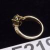 Ladies 2 Ct Peridot Oval Solitaire w 2 Diamonds 3 grams 10K YG Size 7 Richline - Image 7