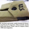 Replica WWII Double Magazine Case 1911 Government .45 OD Canvas Boyle 1942 - Image 13