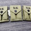 Replica WWII Double Magazine Case 1911 Government .45 OD Canvas Boyle 1942 - Image 3