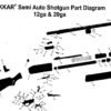 Steel Action Bar Assembly for Akkar Charles Daly 12 ga 635 Auto Shotguns 3 1/2 - Image 9