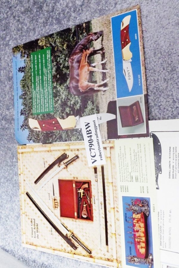 Valor Corp Cutlery Catalog Dealer Price List Order Form 1979 VG 20+ Pages - Image 3