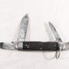 c 1940s Imperial 4 Blade Scout Knife Rough Black VG - Image 8