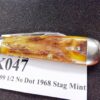 c. 1968 Case No Dot 5299 1/2 Sambar Stag Large Jack Knife Exc 5299.5 - Image 14