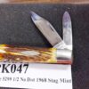 c. 1968 Case No Dot 5299 1/2 Sambar Stag Large Jack Knife Exc 5299.5 - Image 10