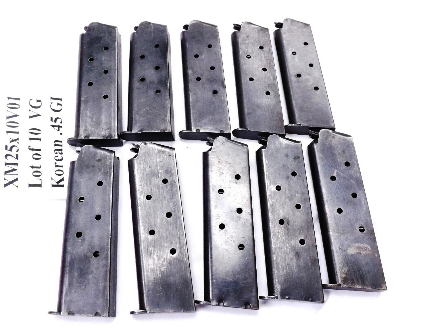 10 Korea GI Magazines fit Colt 1911 Government .45 ACP $6.90 ea Free Ship