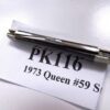 1973 Queen Steel #59 Smoked Abalone 2 Blade Pen Knife Mother of Pearl Mint - Image 12