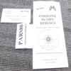 1980s Parsons Scope Service Flyer Ross OH VG with Card Collectable 2 Documents