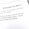 1980s Parsons Scope Service Flyer Ross OH VG with Card Collectable 2 Documents - Image 8