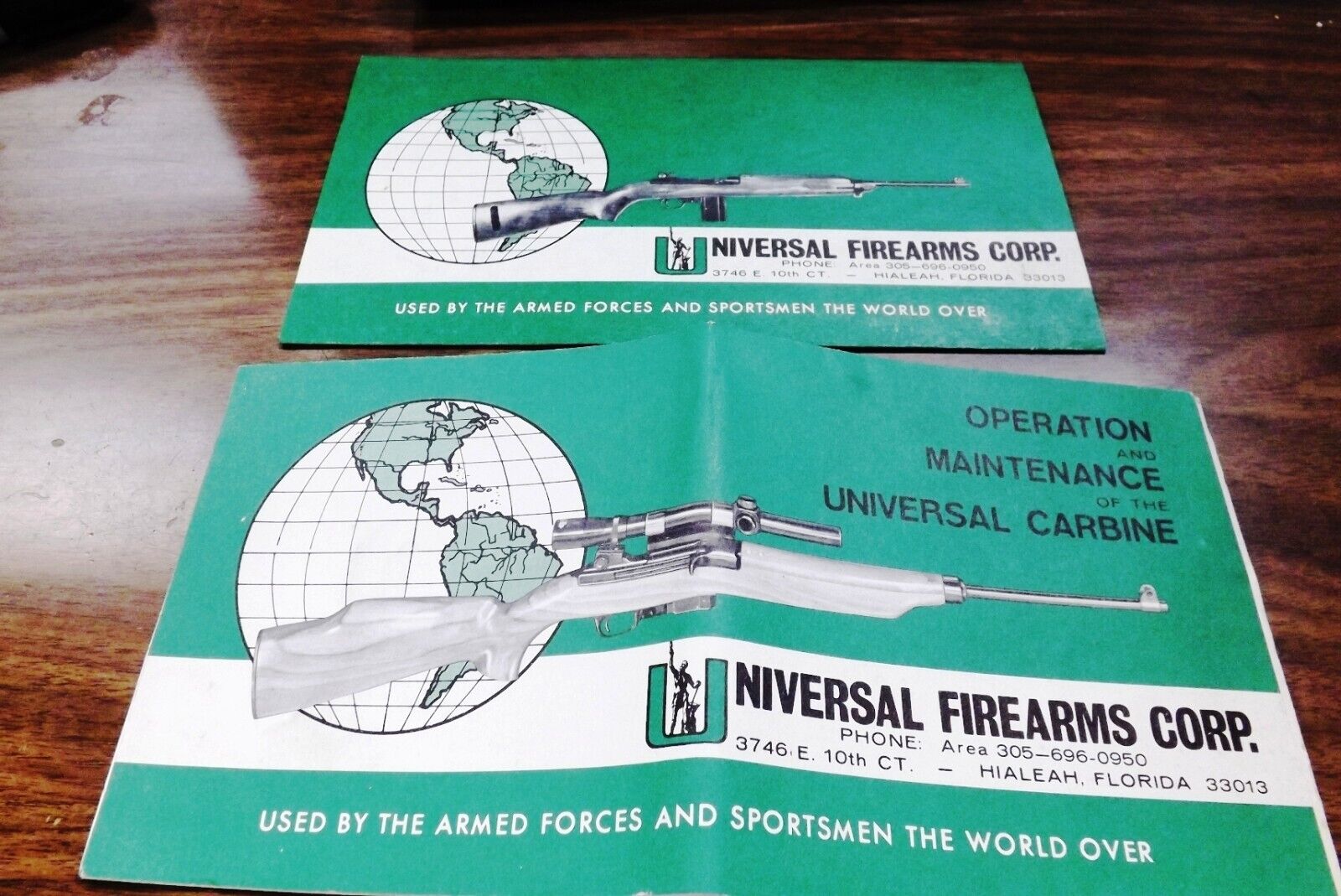 1980s Universal .30 M1 Factory Owners Instruction Manual & Warranty Certificate