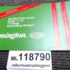 1990 Remington Instruction Book Owners Manual for 1187 Shotgun VG 22 Pages