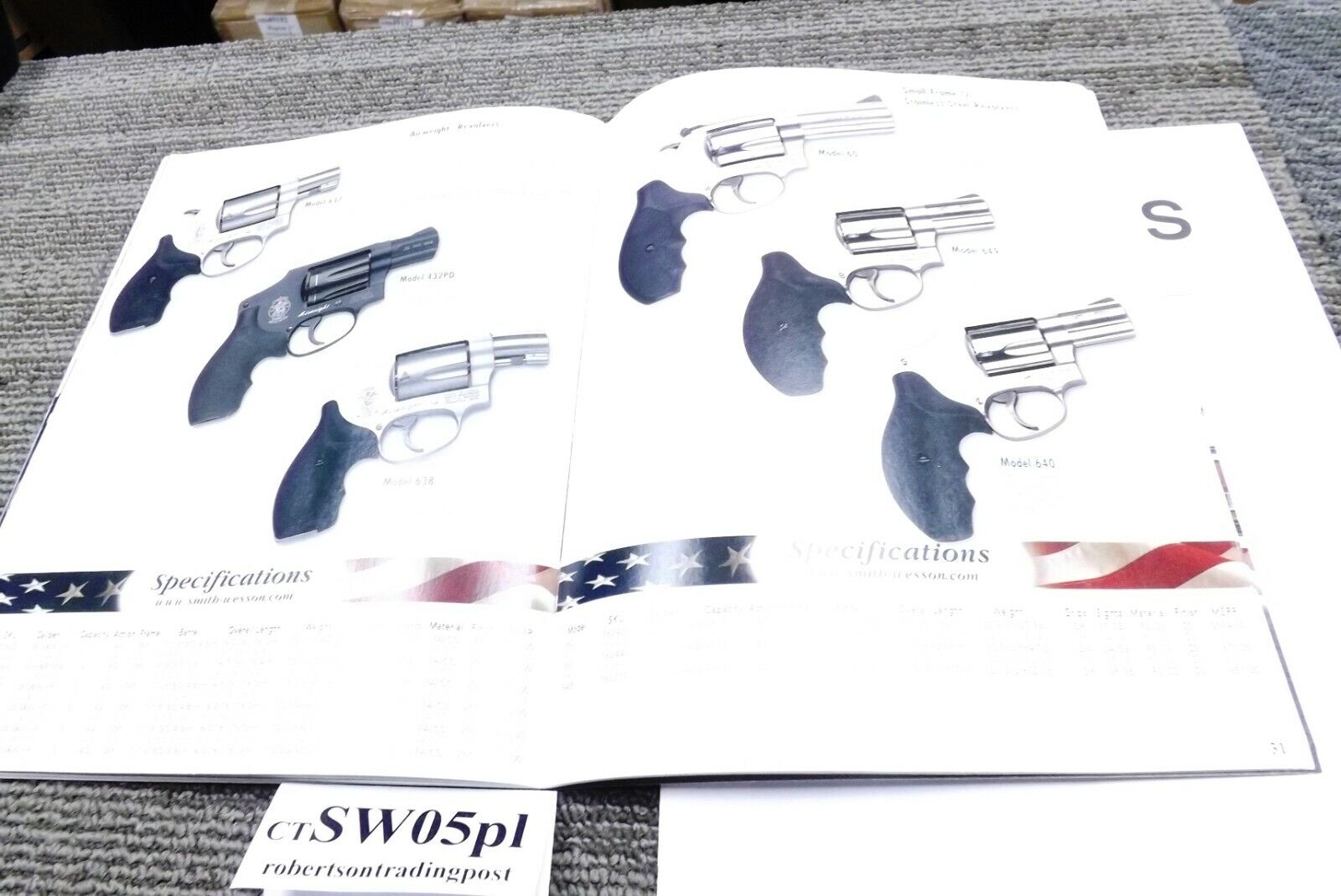 2005 Smith & Wesson Firearms Color Catalog and 2003 Firearms Price List Exc. - Image 12