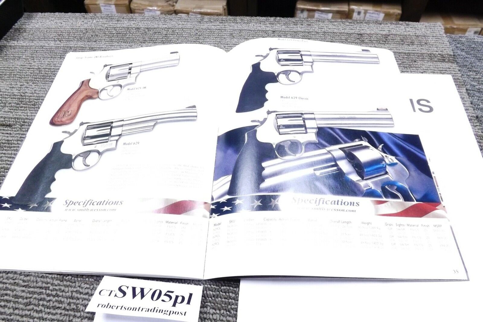 2005 Smith & Wesson Firearms Color Catalog and 2003 Firearms Price List Exc. - Image 13