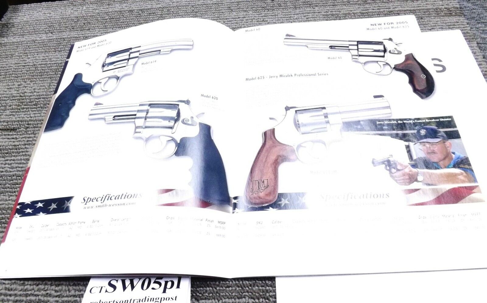 2005 Smith & Wesson Firearms Color Catalog and 2003 Firearms Price List Exc. - Image 7