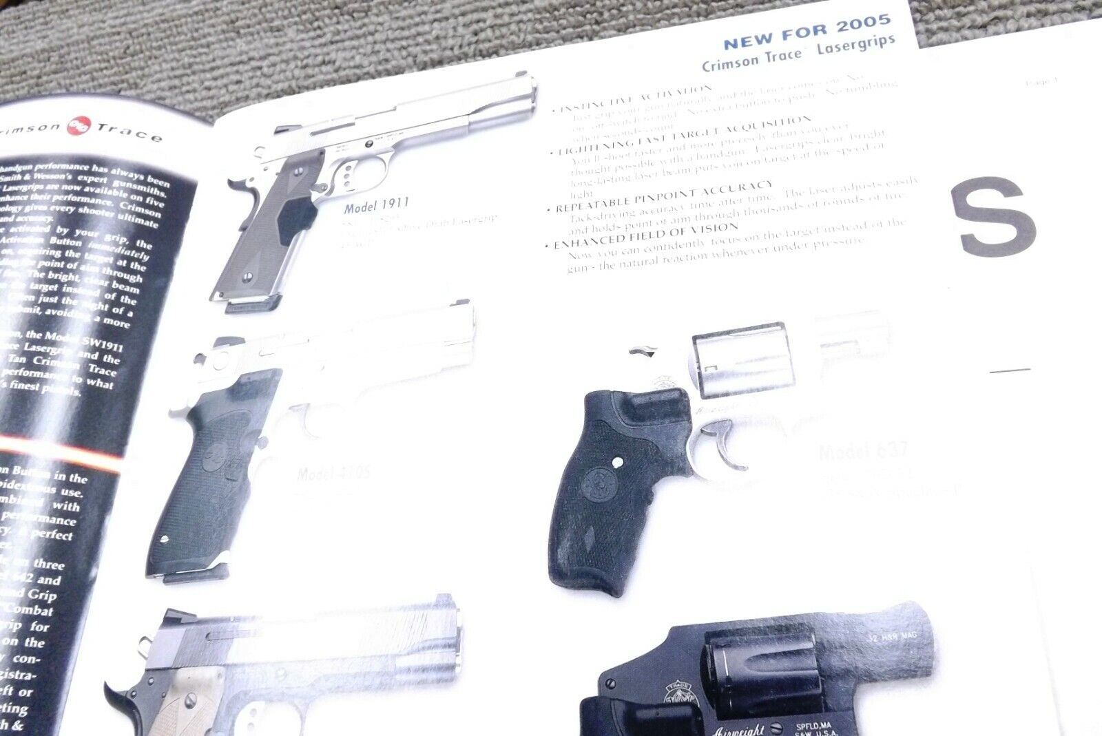 2005 Smith & Wesson Firearms Color Catalog and 2003 Firearms Price List Exc. - Image 8