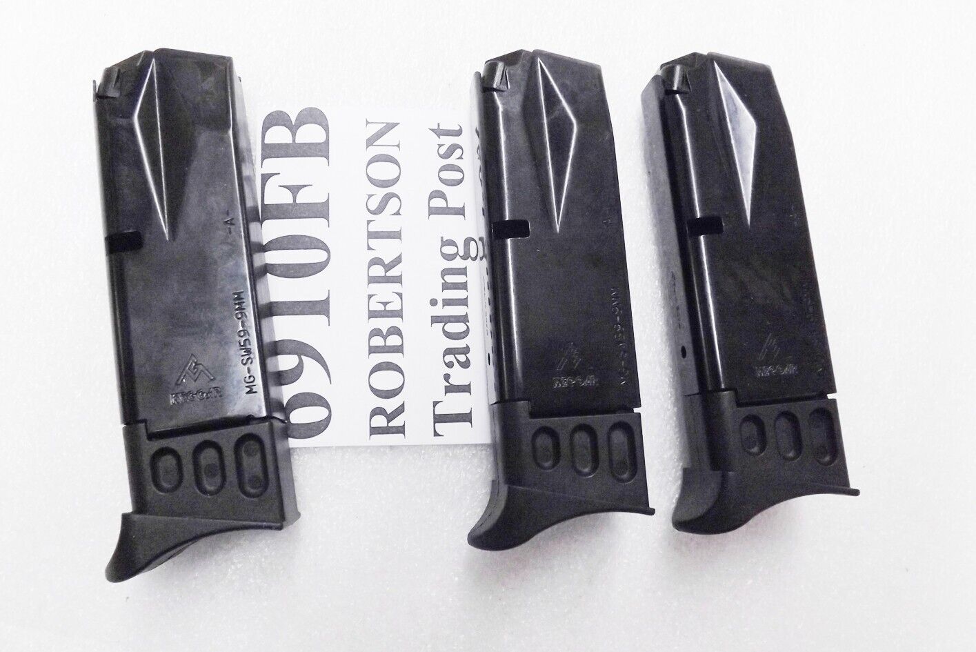 3 Mec-Gar 10 Shot Magazines for S&W 469 6906 9mm BlueFinger Rest 669 6904 6910FB $28.90 each & Free Shipping