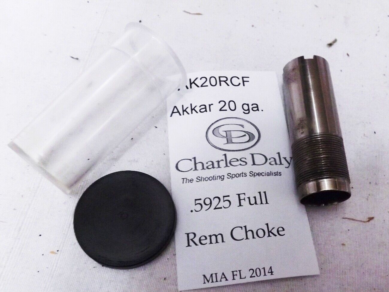 Akkar Daly Choke Tube fits 20 Gauge Rem Choke R19157 Type .5925 Full Stainless