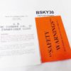 Blue Sky US .30 Carbine Korean Surplus 1989 Manual & Safety Warnings Card