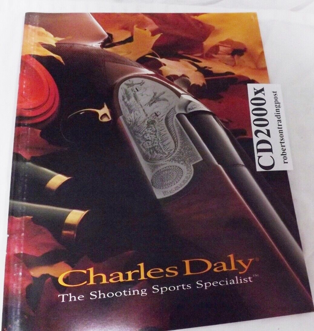 Charles Daly KBI 2000 Catalog 33 Pages Rifles Pistols Shotguns Ballistics Exc