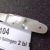 E. Wieden Solingen 1920s Mother of Pearl, Abalone 2 Blade Pen knife Exc - Image 13