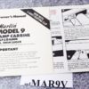 Factory Owner’s Instruction Manual for Marlin Model 9 Camp Carbine VG 1989