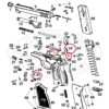 Factory Small Spring, Plunger Kit for Daewoo DP51 Pistols Hammer Trigger Bar - Image 8