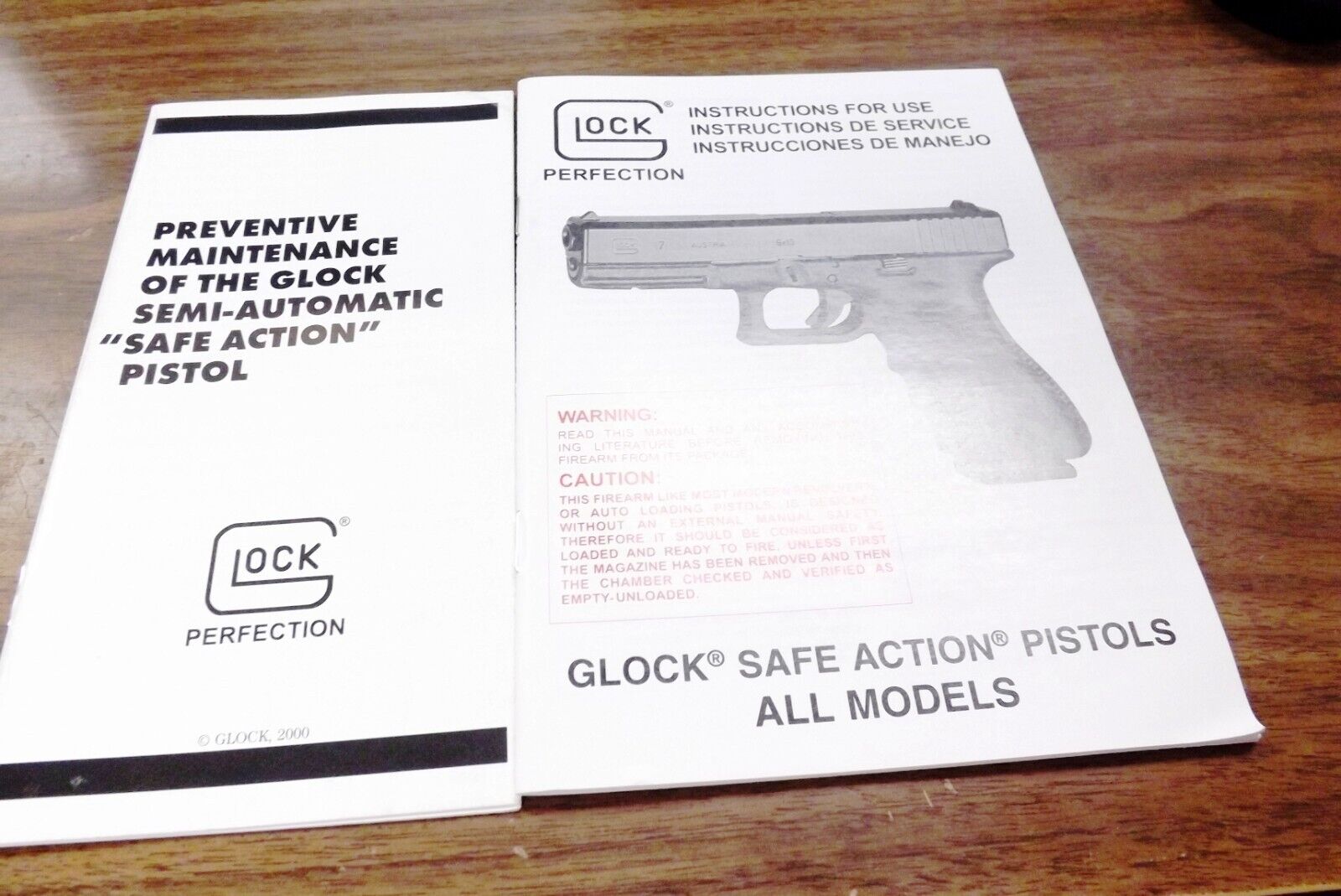 Glock Owners Instruction Manual & Preventive Maintenance 2 Docs 2006-2011