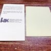 Heckler & Koch 1993 Lifetime Warranty Card Unissued Sterling + Roller, Chantilly - Image 6