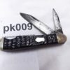 Imperial 2 Blade Easy Opener Rough Black Jack 1940s Very Good Pen & Clip
