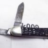 Imperial 2 Blade Easy Opener Rough Black Jack 1940s Very Good Pen & Clip - Image 5