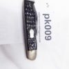 Imperial 2 Blade Easy Opener Rough Black Jack 1940s Very Good Pen & Clip - Image 9