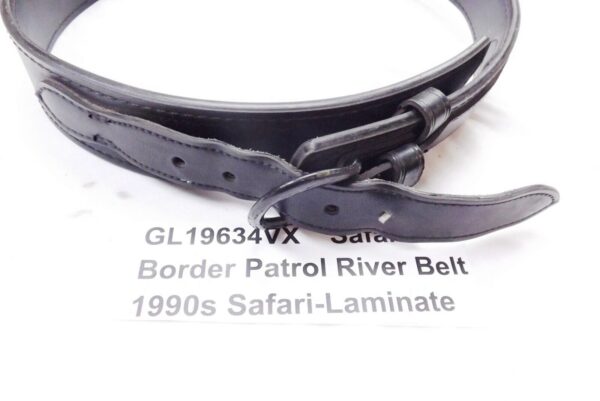 Safariland 146 Border Patrol Belt 146-34-2 VG Excellent Pants Size 34 Black - Image 4