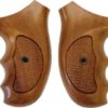 Sile Italian Walnut Combat Finger Groove Grips fit S&W J Round 36 60 silJC