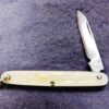 USA Imperial 1 Blade Fob Pocket Knife 1940s Exc Imitation Pearl